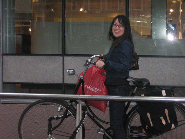 holli on her bike